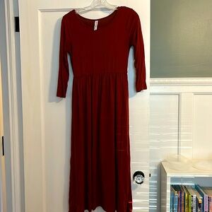 Burnt Orange knit dress